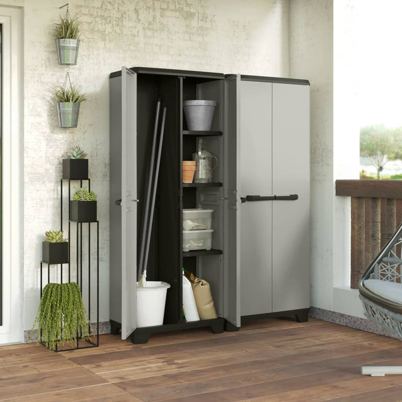 Keter Multi-purpose Storage Cabinet Planet Grey and Black