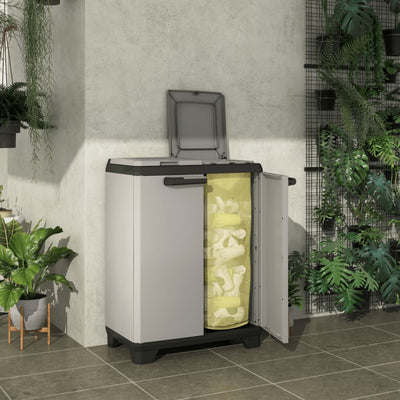 Keter Recycling Cabinet Planet Grey and Black