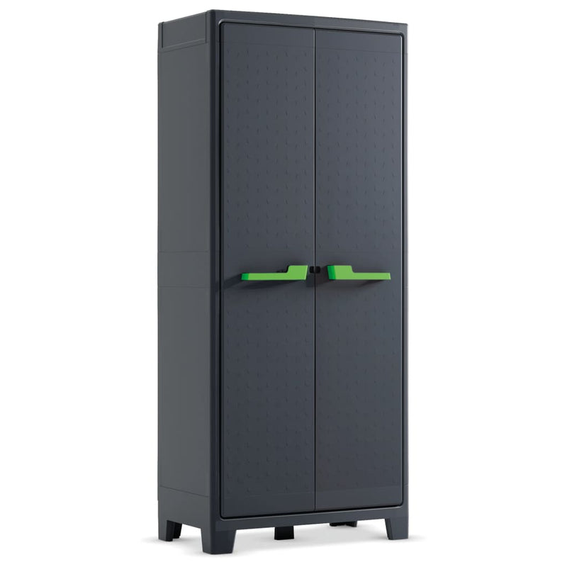 Keter Storage Cabinet with shelves Moby Graphite Grey 182 cm