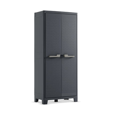 Keter Storage Cabinet with shelves Moby Graphite Grey 182 cm