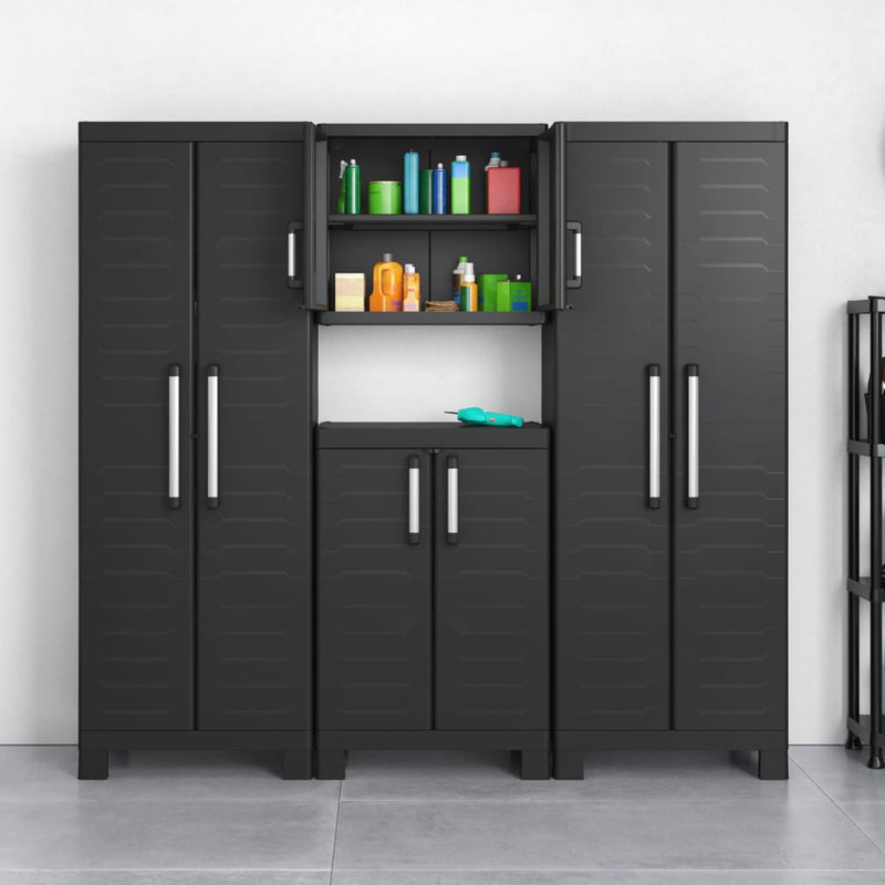 Keter Multipurpose Storage Cabinet Detroit Black