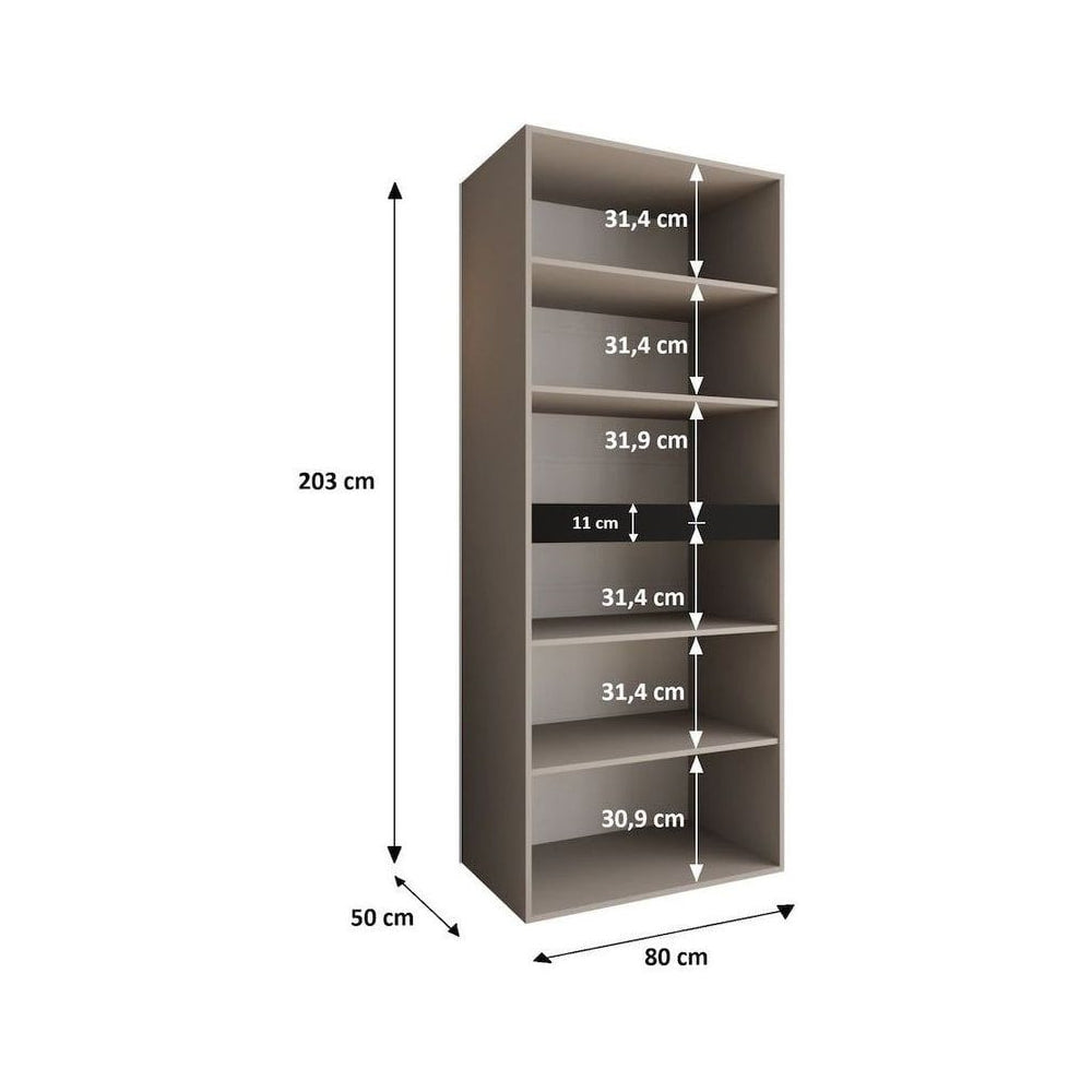 Tempo Hinged Door Wardrobe 160cm