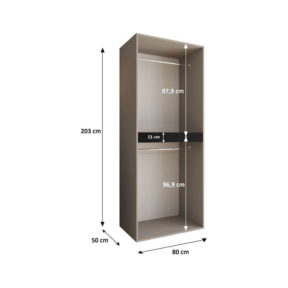 Tempo Hinged Door Wardrobe 240cm