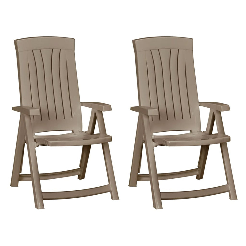 Keter Reclining Garden Chairs Corsica 2 pcs Brown