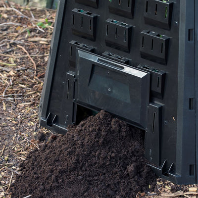 Nature Compost Bin Black 400 L 6071480