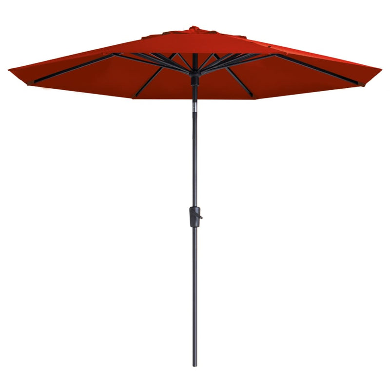 Madison Parasol Paros II Luxe 300 cm Brick Red