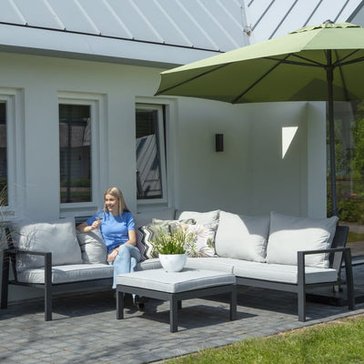 Madison Outdoor Lounge Set Cover 320x255x70cm Left Grey