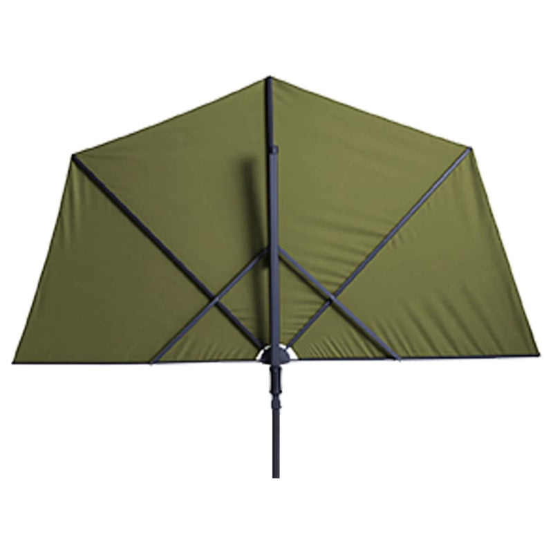 Madison Balcony Parasol Sun Wave 270x150 cm Sage Green