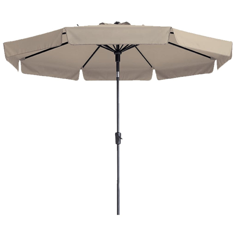 Madison Parasol Flores Luxe 300 cm Round Ecru