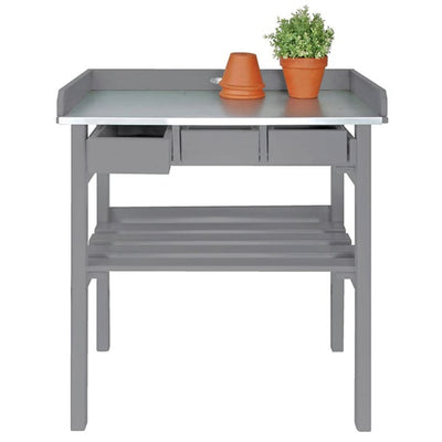 Esschert Design Garden Work Bench Grey CF29G