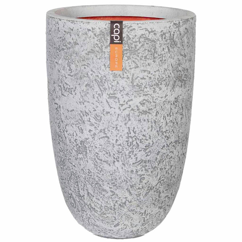 Capi Vase Nature Rock Elegant 35x58 cm Ivory PKRCI221