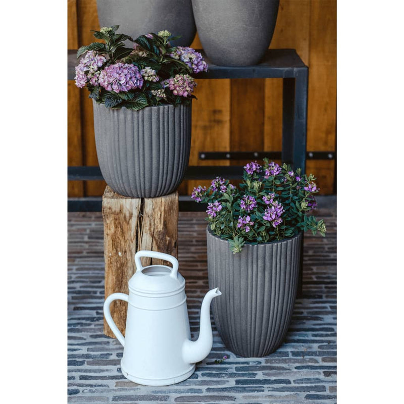 Capi Egg Planter "Urban Tube" 35x34 cm Dark Grey