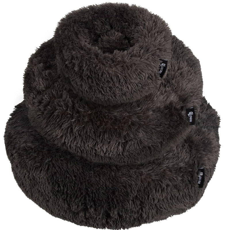 DISTRICT70 Pet Bed FUZZ Dark Grey S