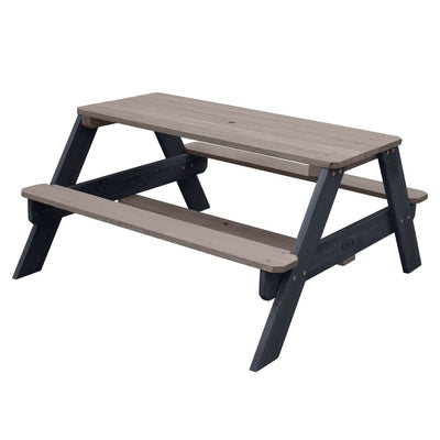 AXI Children Picnic Table Nick with Umbrella Brown and Grey