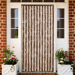 Insect Curtain in Beige and Light Brown