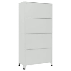 vidaXL Locker Cabinet | Grey | High-quality steel | Large | Locker Cabinet 5