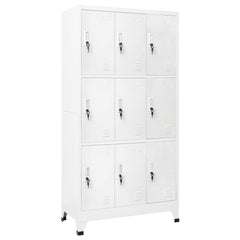 vidaXL Locker Cabinet | Grey | Steel | 90x45x180 cm | Locker Cabinet 1