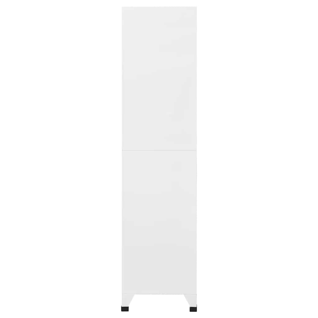 vidaXL Locker Cabinet | Grey | Steel | 90x45x180 cm | Locker Cabinet 4