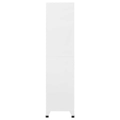 vidaXL Locker Cabinet | Grey | Steel | 90x45x180 cm | Locker Cabinet 4