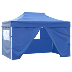 vidaXL Marquee | Blue | 600D Oxford fabric with PVC coating, Powder-coated steel 1