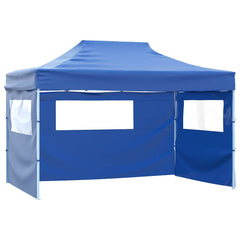 vidaXL Marquee | Blue | 600D Oxford fabric with PVC coating, Powder-coated steel 4