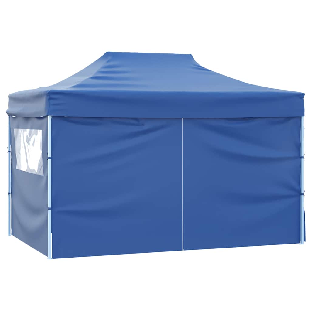 vidaXL Marquee | Blue | 600D Oxford fabric with PVC coating, Powder-coated steel 6