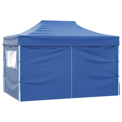 vidaXL Marquee | Blue | 600D Oxford fabric with PVC coating, Powder-coated steel 6