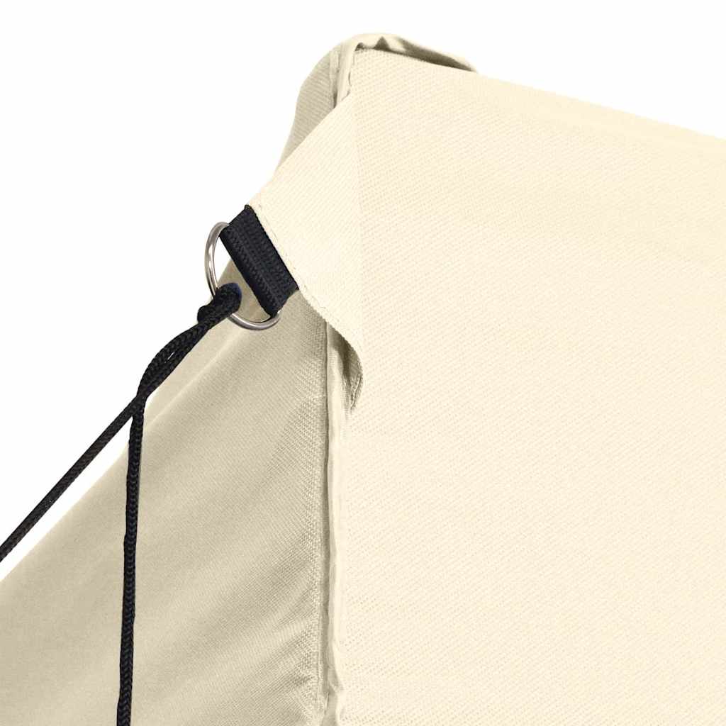 vidaXL Foldable Tent Pop-Up with 4 Side Walls 3x4.5 m Cream White 6