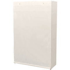 Wardrobe 110x40x170 cm Fabric White