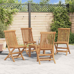Folding Chairs Solid Teak Wood 4