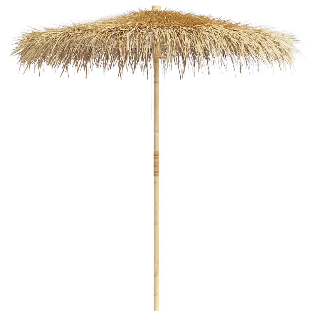 vidaXL Bamboo Garden Parasol with Banana Leaf Roof 210 cm 2