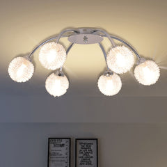 vidaXL Ceiling Lamp with 6 LED Bulbs G9 240 W 1