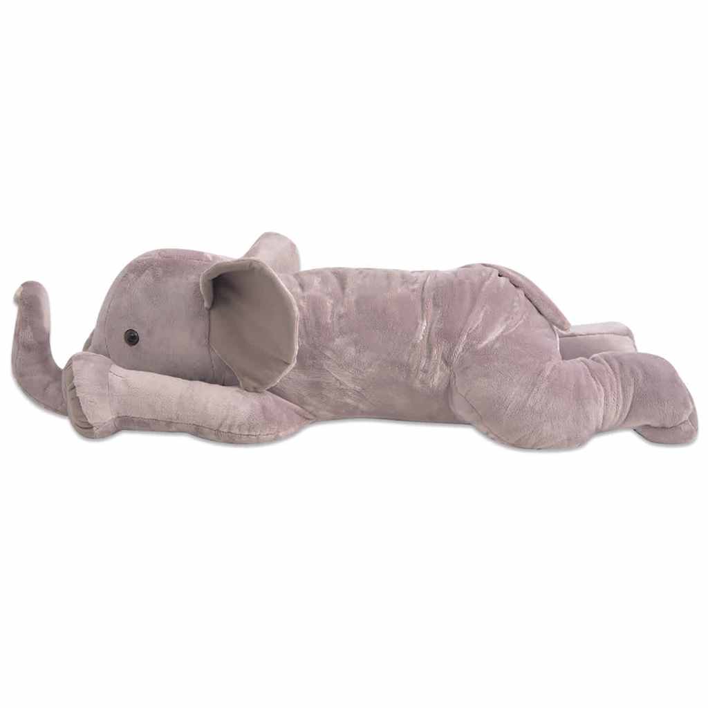vidaXL Plush Cuddly Toy Elephant XXL 95 cm 2