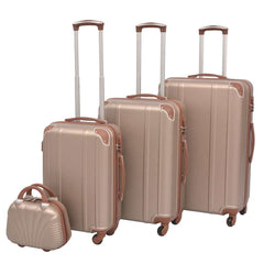 Four Hardcase Trolley Champagne