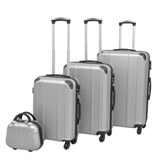 Four Hardcase Trolley Silver