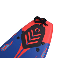 Surfboard 170 cm Blue and red
