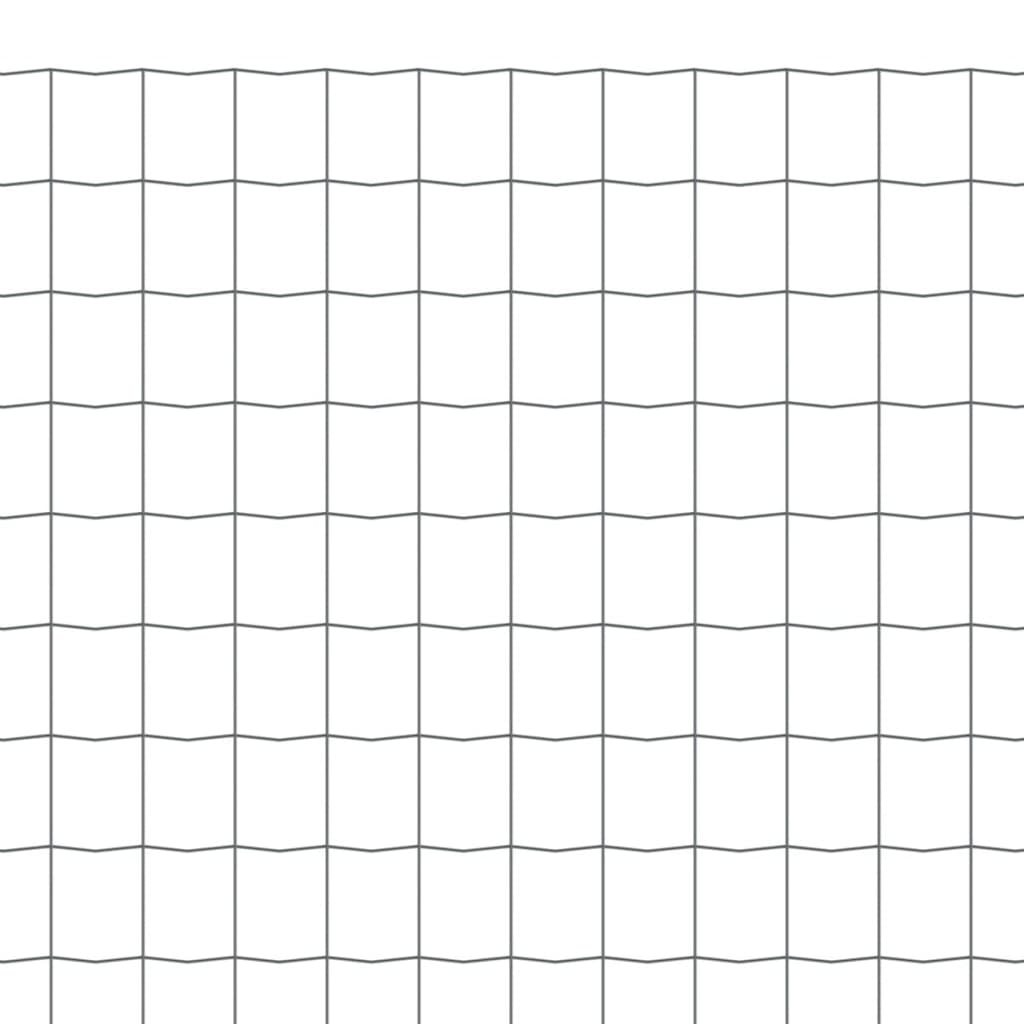 vidaXL Wire Fences PVC-coated iron Grey 4