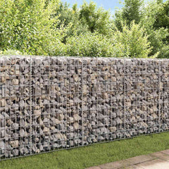 vidaXL Gabion Basket Galvanised Steel 120x30x50 cm 1