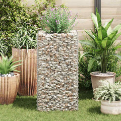 142557 vidaXL Gabion Raised Bed Steel 50x50x100 cm 3