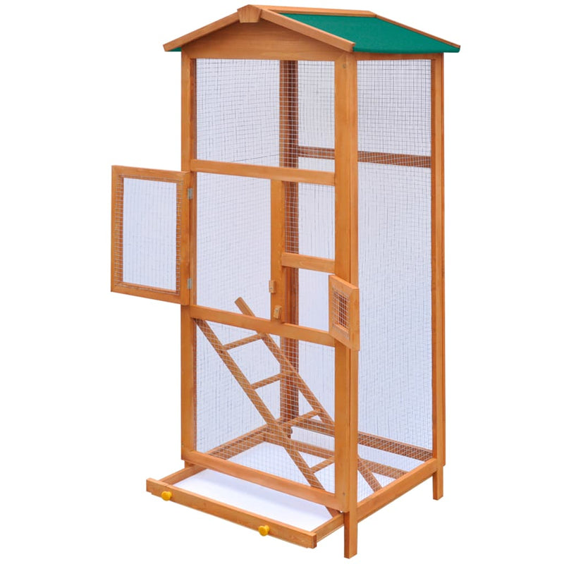 Bird Cage Wood 65x63x165 cm