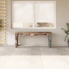 243454 vidaXL Bench Solid Reclaimed Wood 110x35x45 cm 3