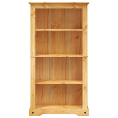 4-Tier Bookcase Mexican Pine Corona Range 81x29x150 cm