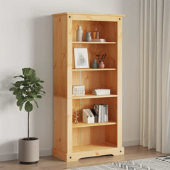 4-Tier Bookcase Mexican Pine Corona Range 80x29x150 cm 170 cm