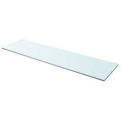 vidaXL Glass Panel | Clear | Tempered glass | Large |  Durable  | Glass Shelf 1