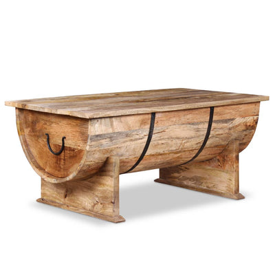 Coffee Table Solid Mango Wood 88x50x40 cm