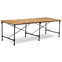 vidaXL Dining Table Solid Mango Wood 240 cm 3