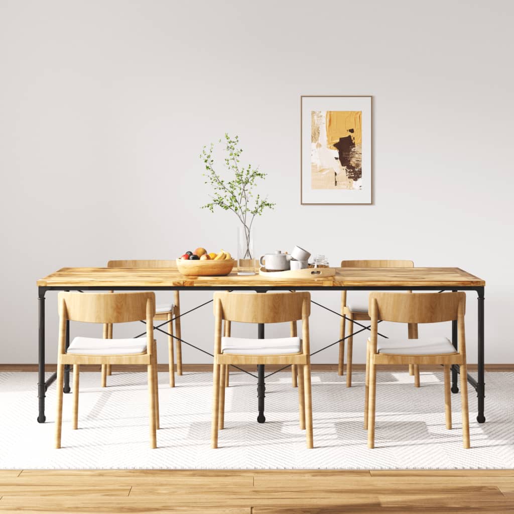 vidaXL Dining Table Solid Mango Wood 240 cm 1