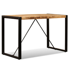 vidaXL Dining Table Solid Rough Mango Wood 120 cm 5