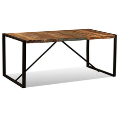 vidaXL Dining Table Solid Reclaimed Wood 180 cm 3