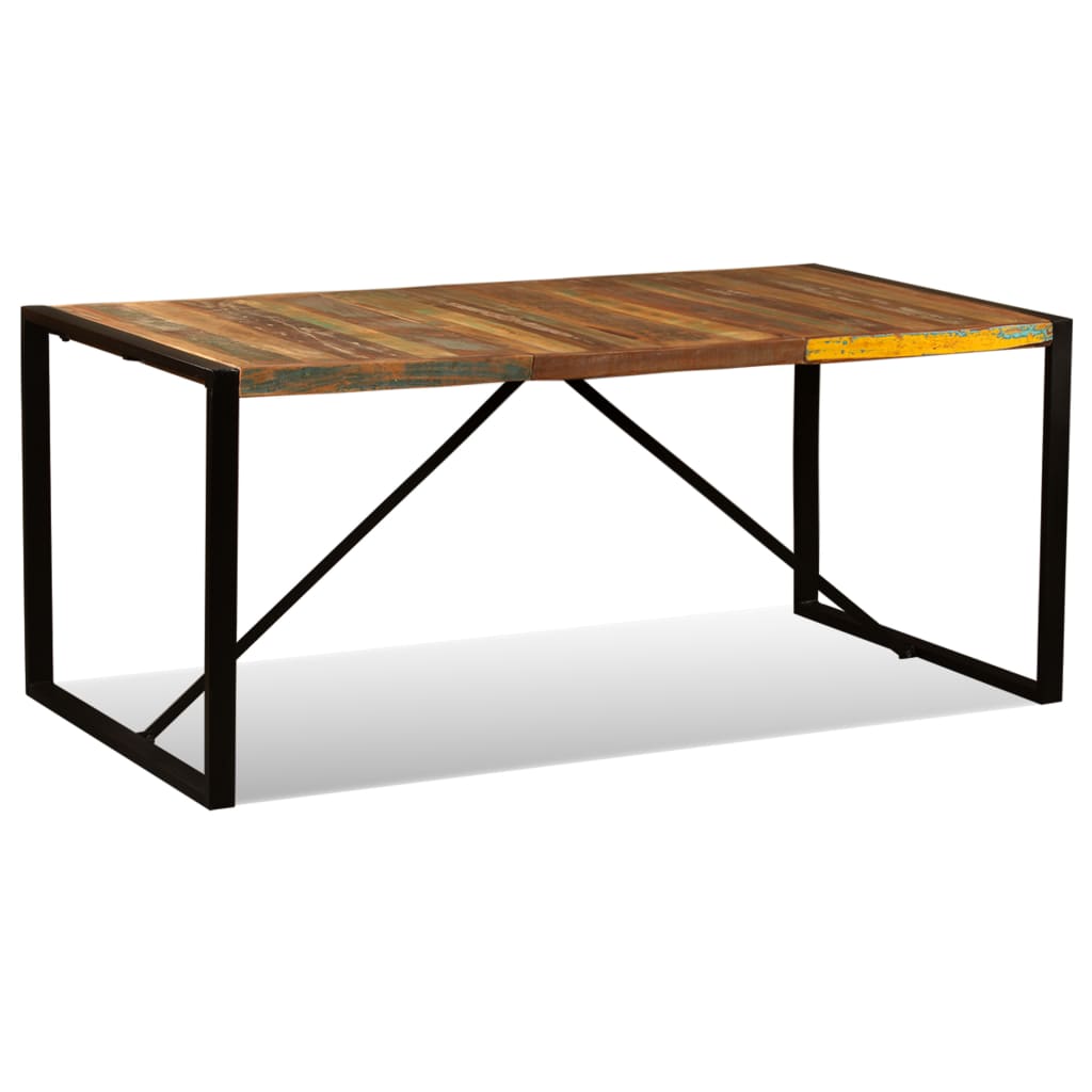 vidaXL Dining Table Solid Reclaimed Wood 180 cm 4